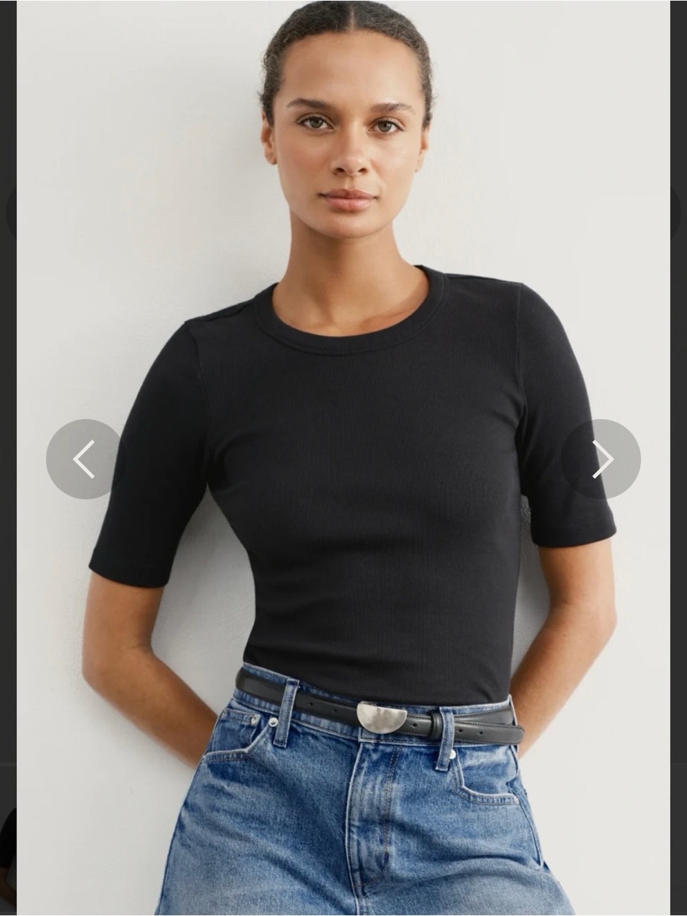 AYR The Exec Tee in Black